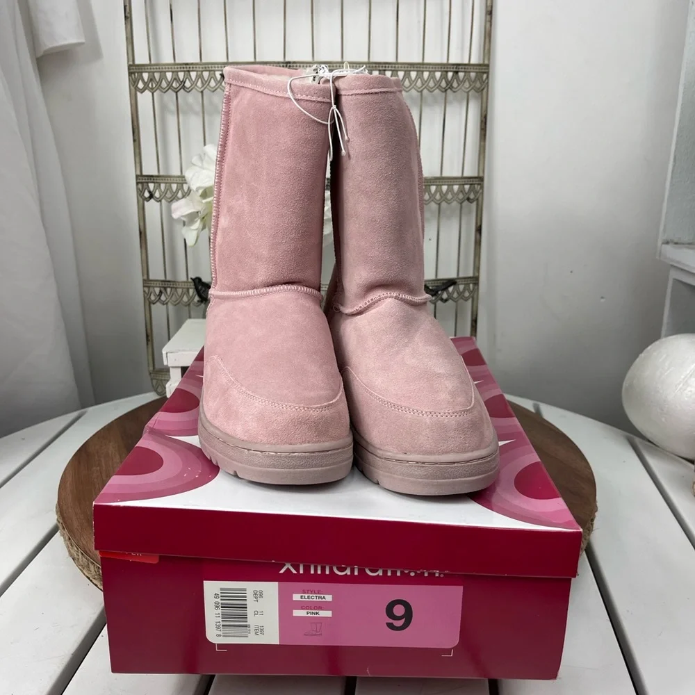 Xhilaration Electra Womens Pink Boots Size 9. - Picture 5 of 6
